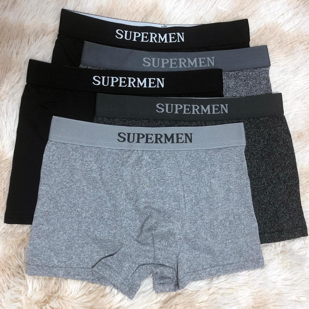 กางเกงในชาย SUPERMEN ผ้าไมโครไฟเบอร์ ให้ความรู้สึกนุ่มและสบาย ออกแบบมาสําหรับผู้ชายโดยเฉพาะ… รูปที่ 1