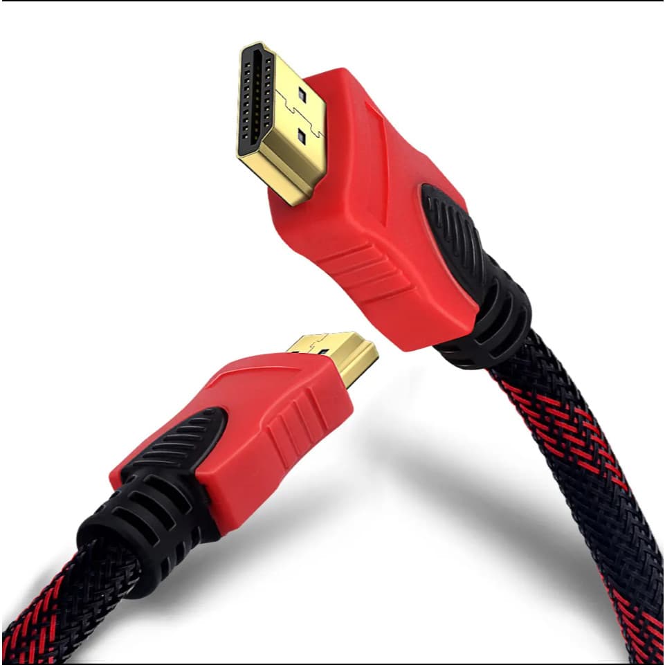 สาย HDMI 1080P ยาว 1.5 ม. สาย HDMI ชุบทองสําหรับเชื่อมต่อโทรศัพท์ ทีวี และกล้อง