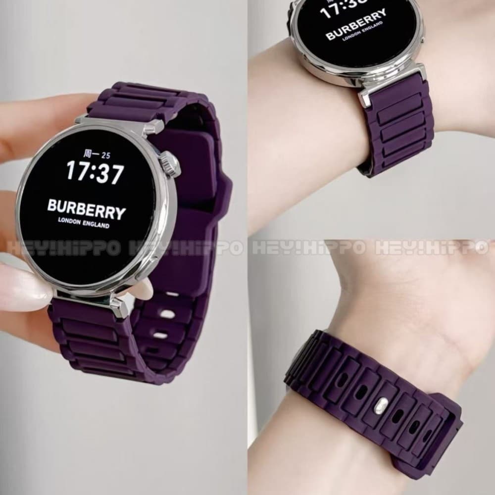 ซิลิโคนใหม่ plum strap เหมาะสําหรับ Huawei GT641 มม./46 มม.GT6pro เหมาะสําหรับ Huawei Watch 5 GT5 GT4 GT2 GT3…