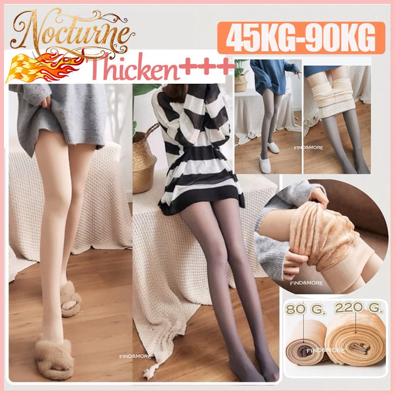 🚀 ส่งไว24ชม. 💖 ถุงน่องกํามะหยี่บุขน 200g ยืดหยุ่นดี ไร้รอยต่อ สาวไทยจําเป็นต้องมี