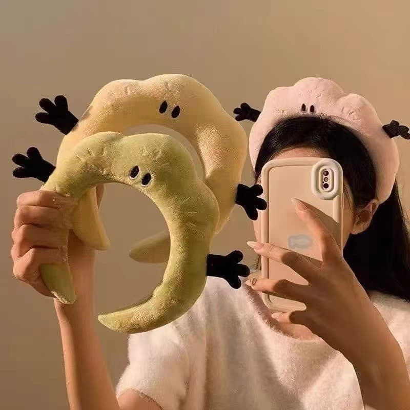 ที่คาดผมนุ่มฟูลายน่ารักการ์ตูน สําหรับผู้หญิง แฟชั่นฮิต ใส่สบาย ถ่ายรูปสวย ใช้ได้ทุกโอกาส