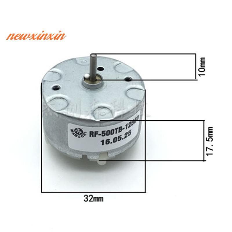 1 ชิ้น Mabuchi RF500TB-12560 มอเตอร์ DC 1.5V 6V 12V 4600RPM 32 มม.DC มอเตอร์เครื่อง [ใหม่]