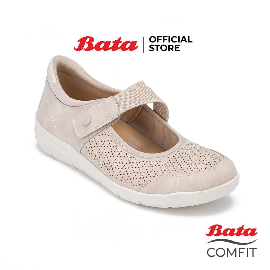 Bata บาจา รองเท้าเพื่อสุขภาพแบบสวม สําหรับผู้หญิง รุ่น FELESHA สีขาว 6011197 สีกรมท่า 6019197