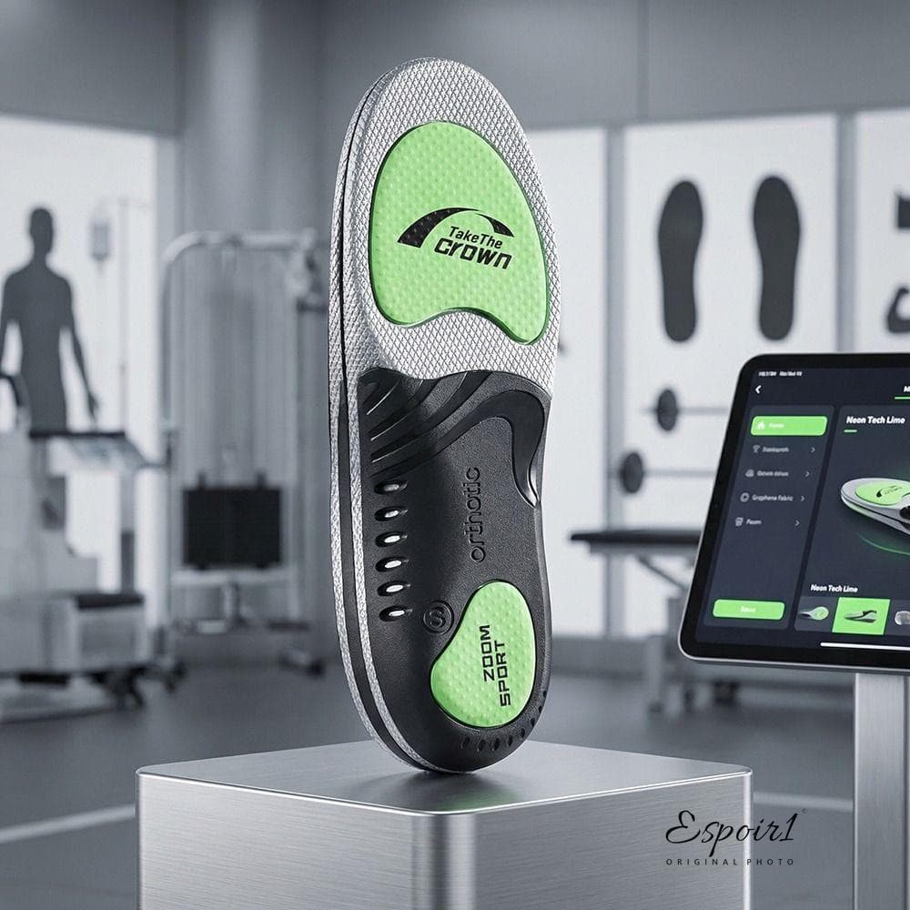 ESPOIR1 Arch Support Insoles, กลิ่นทน Shock-Absorbing Sports Insoles, Premium Pain Relief High Elastic…