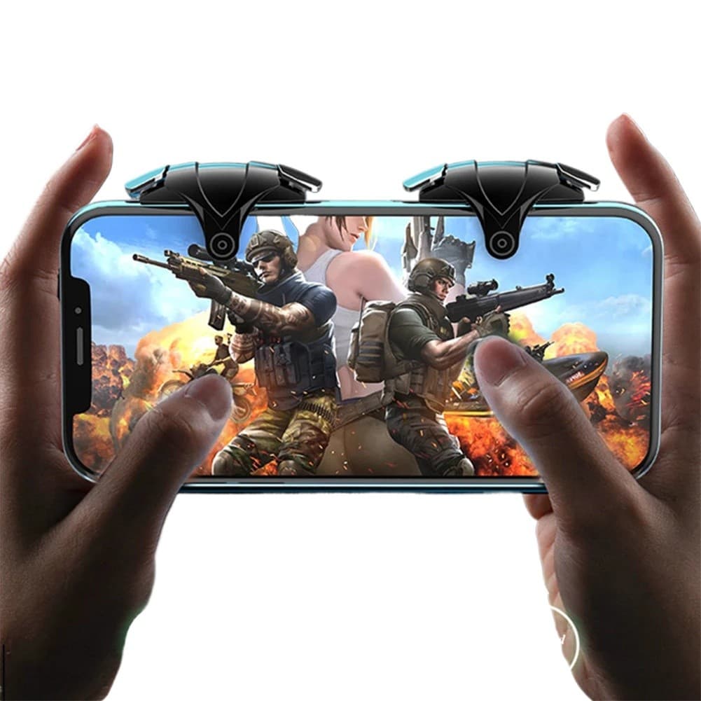 G12 PUBG Mobile Trigger, ปุ่ม L1R1 กลไกการทํางานแบบสี่นิ้ว Zero Delay Universal สําหรับ iOS Android FPS เกม
