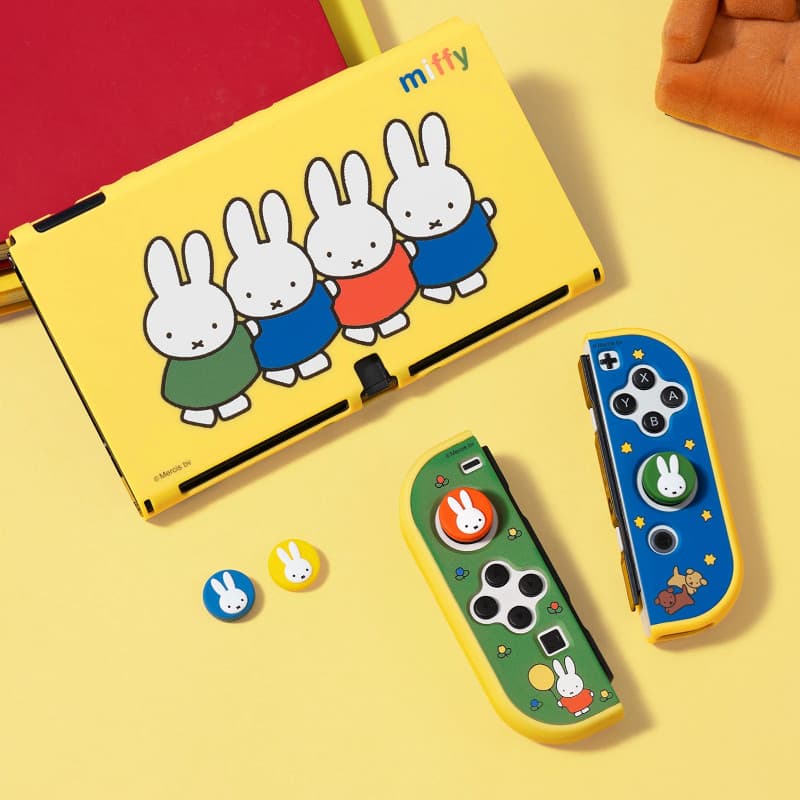 Geekshare Miffy Rabbit Hard เคสป้องกันสําหรับ Nintendo Switch 2 และ Switch OLED