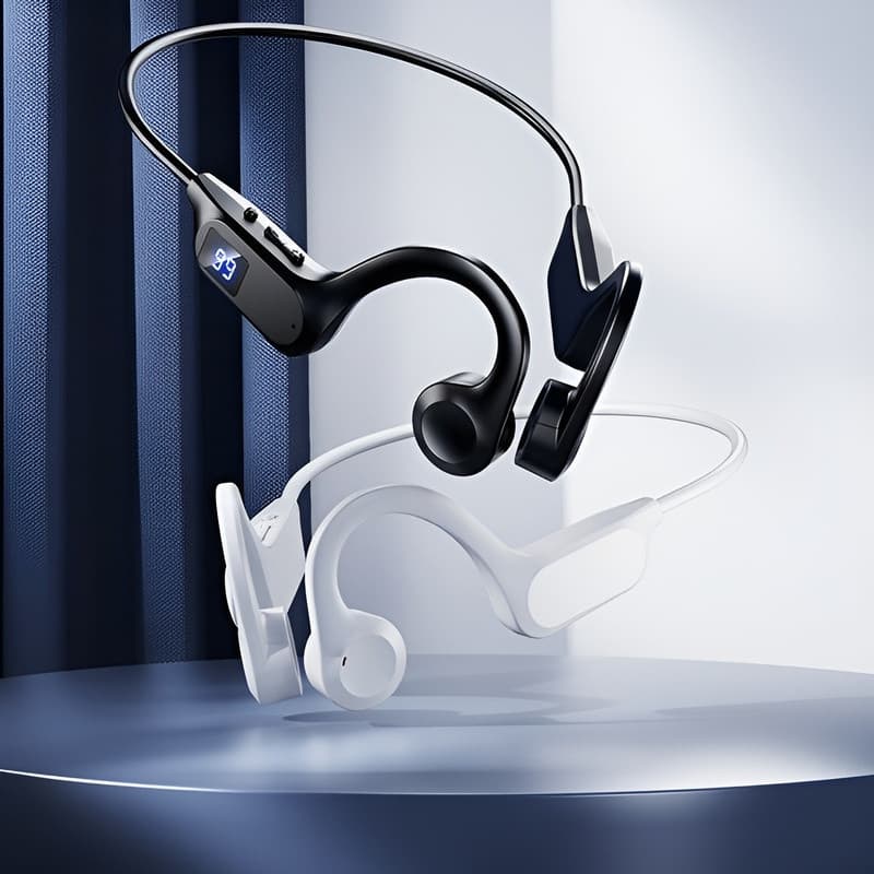 หูฟังกระดูกนําเสียง Bluetooth เครื่องช่วยฟัง / เครื่องช่วยฟังไร้สาย / กระดูกนําเสียง / Bluetooth /…