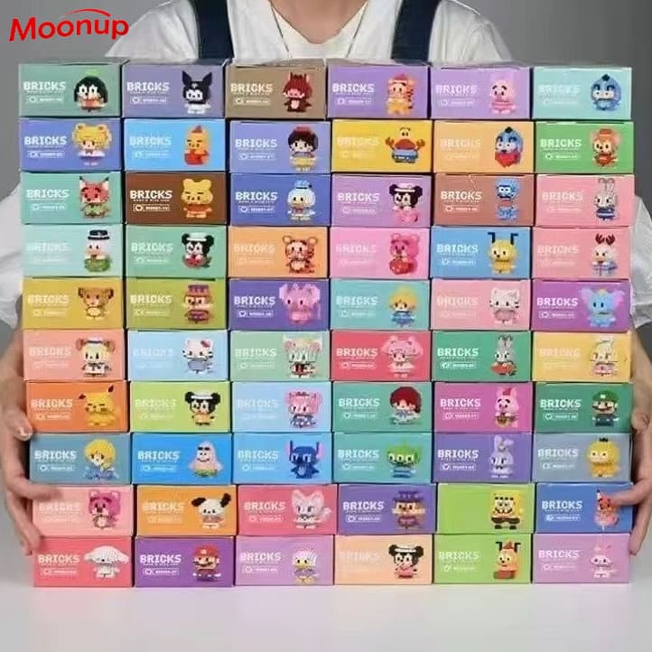 ของเล่นบล็อคตัวต่อ ตัวต่อ รูปสัตว์การ์ตูน 3D น่ารัก ของเล่นเด็ก ของขวัญสําหรับเด็ก/มาพร้อมกับกล่อง MUP