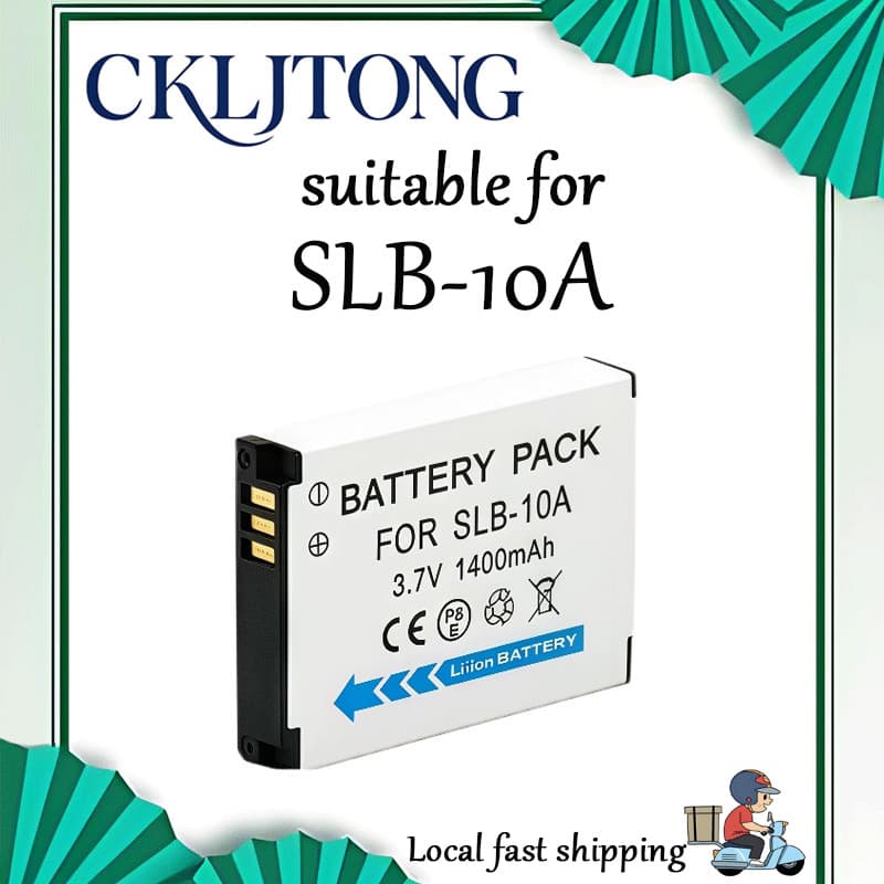 เหมาะสําหรับ Samsung SLB-10A แบตเตอรี่กล้อง ES55 ES60 PL70 PL71 PL60 PL50 PL51 PL55 PL65 (CKLJTONG OEM…
