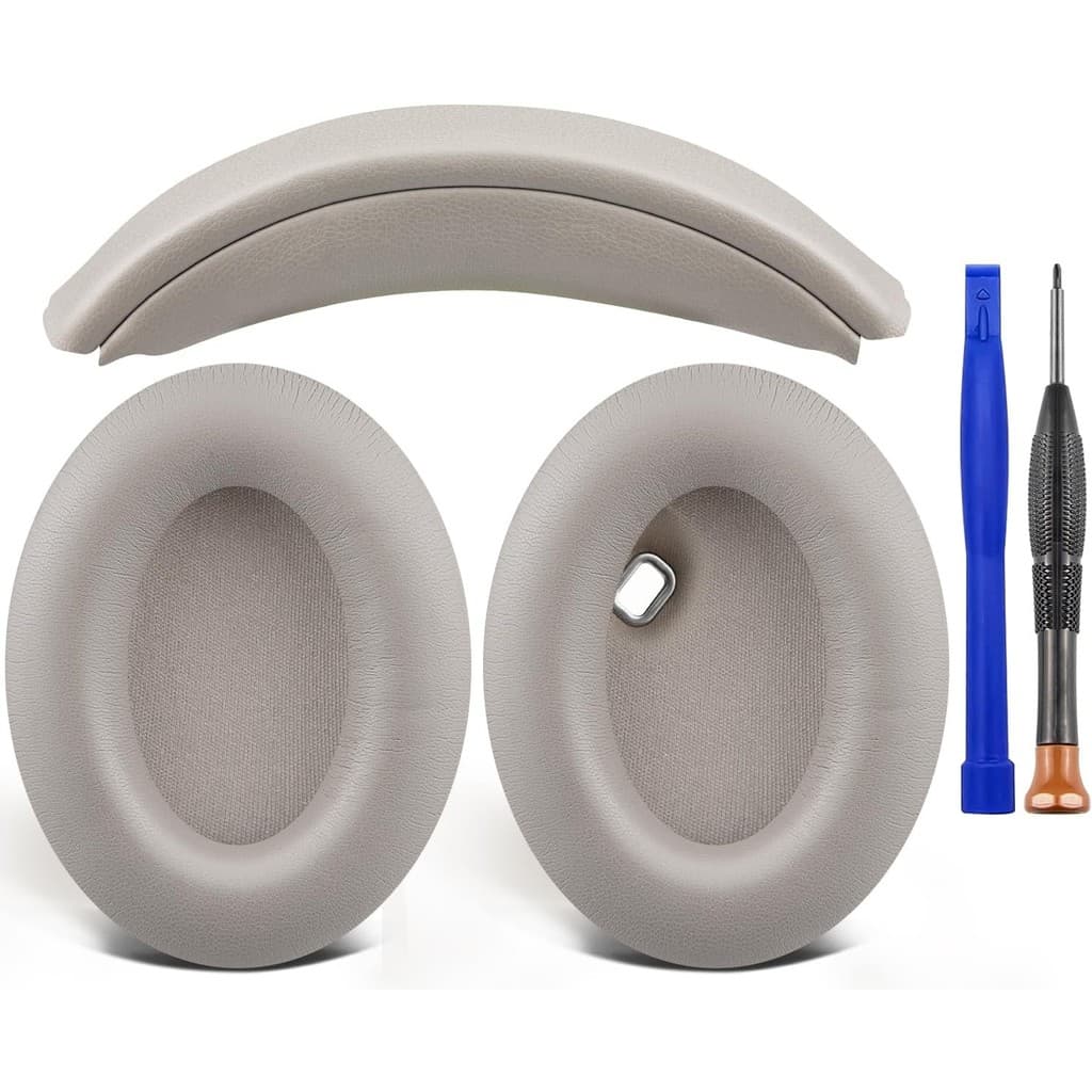 แผ่นรองหูฟัง Cushions & ที่คาดผม, ชุดทดแทนสําหรับ Sony WH-1000XM4 (WH1000XM4) หูฟังครอบหู, แผ่นรองศีรษะสํารอง…