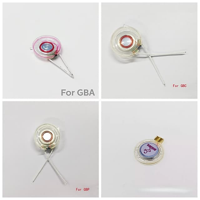 คุณภาพสูงภายในลําโพงลําโพงเปลี่ยนสําหรับ Gameboy Advance สีกระเป๋า GBA GBC GBP คลาสสิก GB DMG เกม