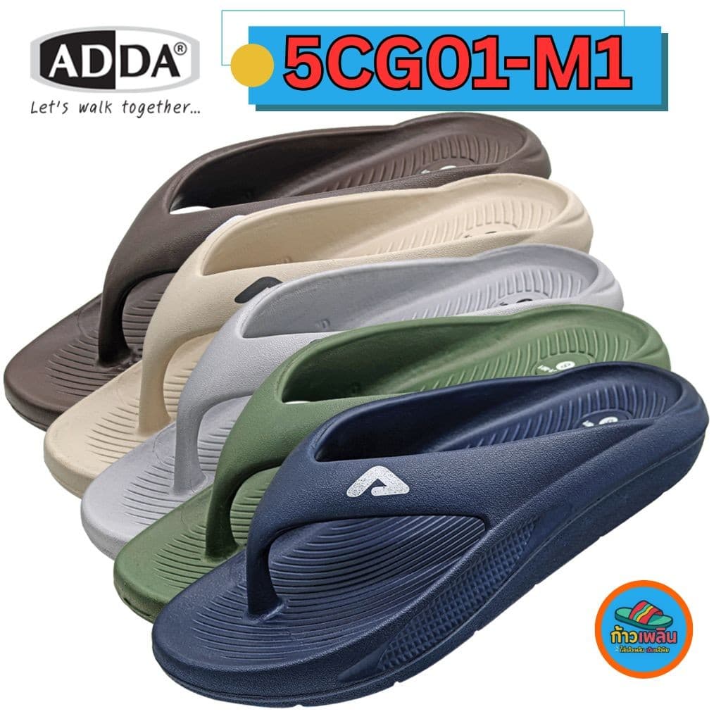 ADDA 5CG01-M1 รองเท้าแตะหูคีบ ผู้ชาย เบอร์ 7-10 รูปที่ 1