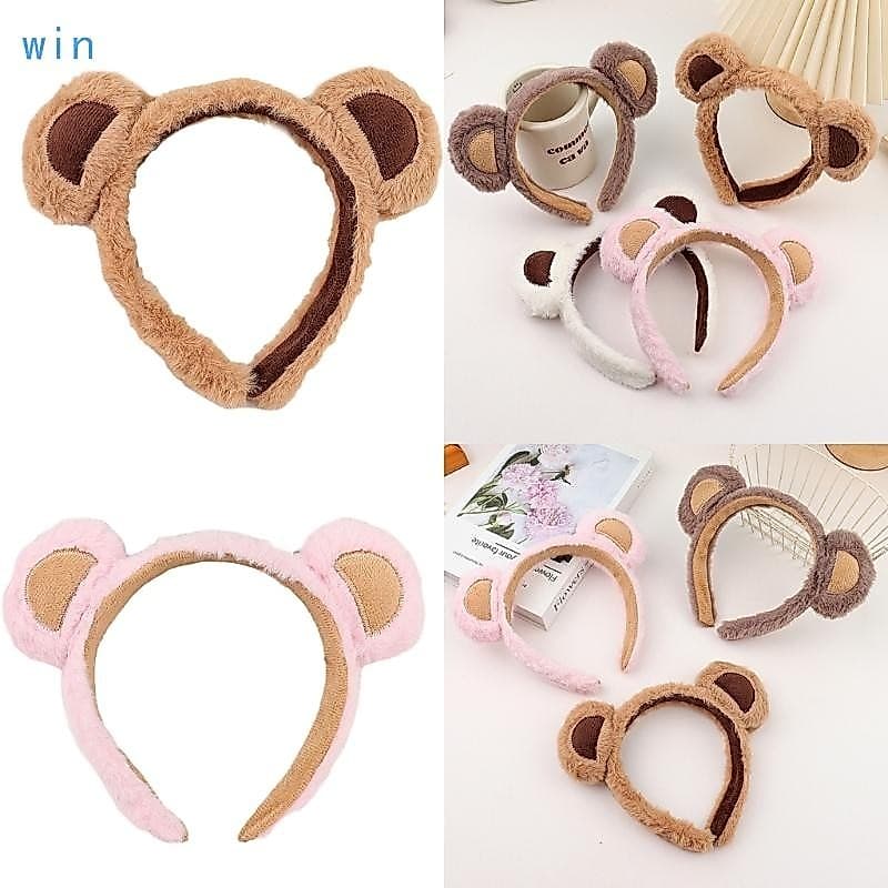 Win คอสเพลย์หมีน่ารักแถบคาดศีรษะปาร์ตี้เครื่องแต่งกาย Plush Hairband อุปกรณ์เสริมผม Props