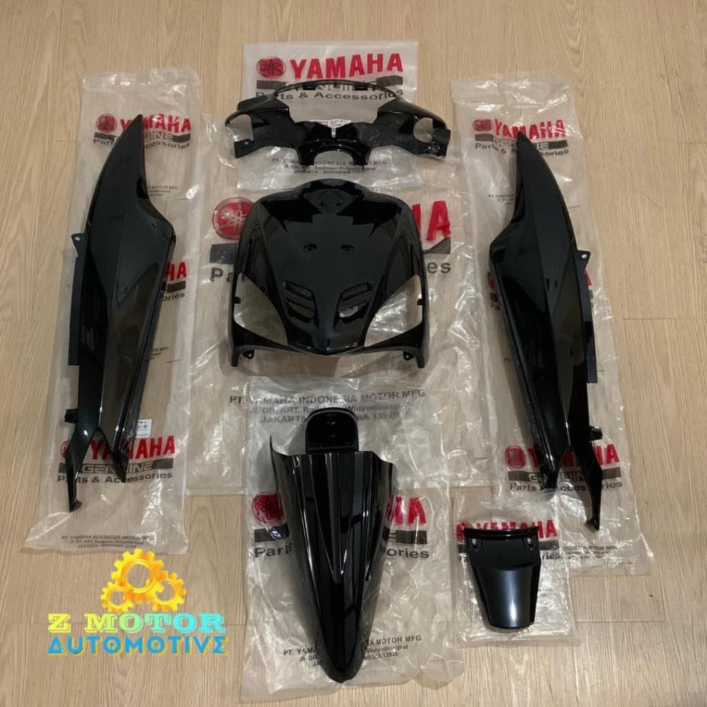 Smooth Body Mio Sporty Yamaha Full Set Cover Original Yamaha ของแท้ Part YGP 5TL สีดํา