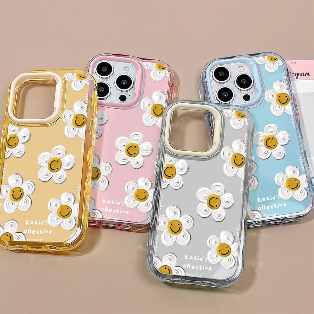 เคสโทรศัพท์ส่งทันที แบบระลอกสีสัน เคสใสเยลลี่ น่ารัก กันกระแทก For IPhone16 15 14 Pro PLUS 13 12 11 Promax…
