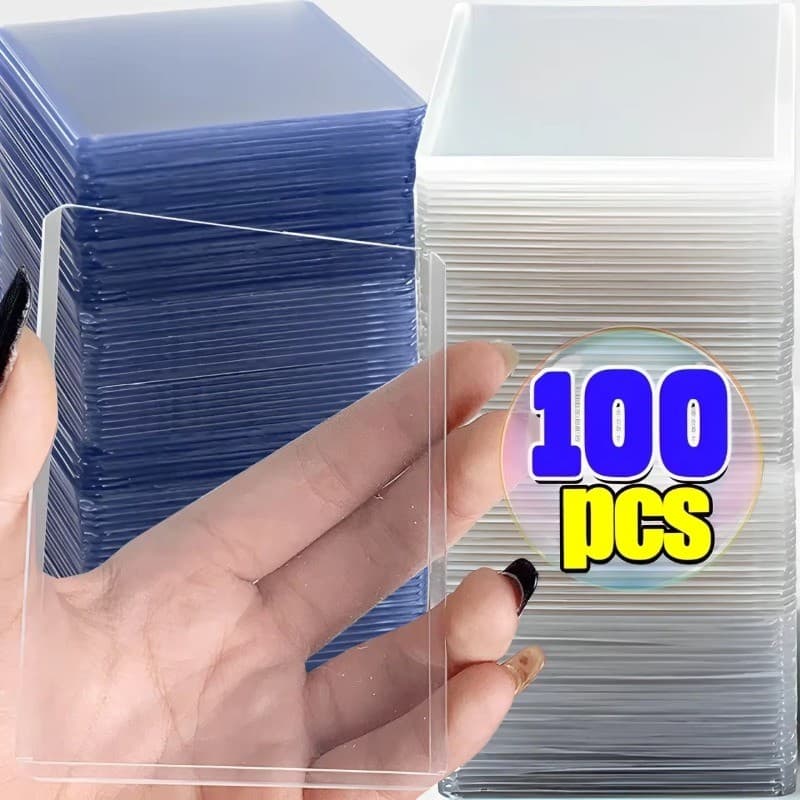 20/50/100 ชิ้นปลอกการ์ดพลาสติกแข็ง - ไอดอล Photo การ์ดเกม Toploaders Cover - สําหรับการ์ดเบสบอล, เกม,…