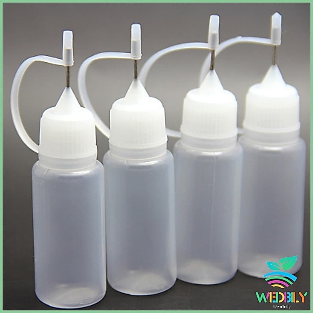 W.B.【มีสินค้าในสต๊อก】 หัวเข็มขวดน้ํามัน ขวดหยด ขวดแบ่ง DIY อุปกรณ์ ขวดดรอเปอร์ ปลายแหลม Dropper Bottles