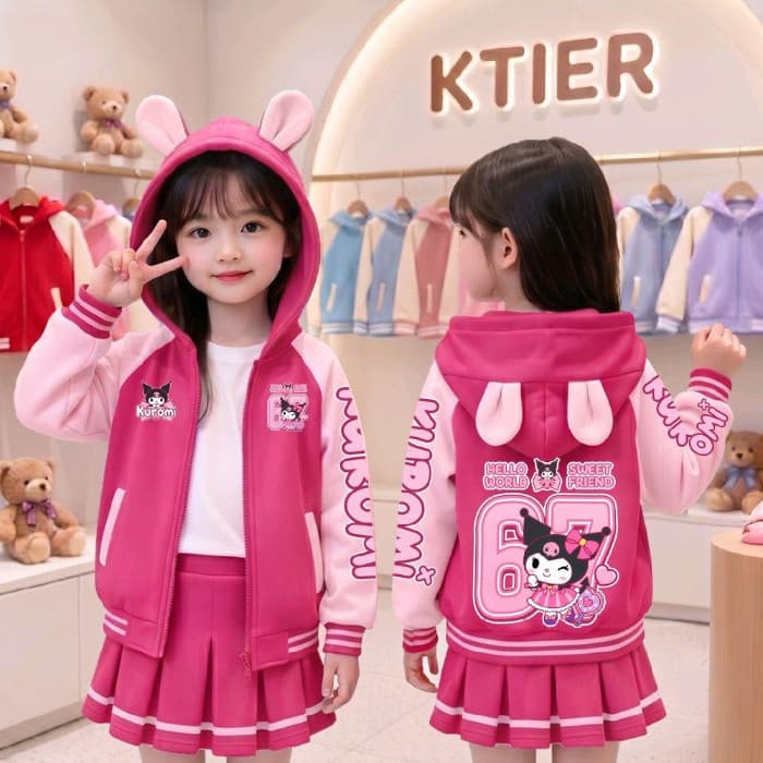 เสื้อกันหนาวเด็กมีฮู้ด ลาย67สุดฮิต แบบหนา ขนมิ้น กระเป๋าหน้า ลายน่ารัก