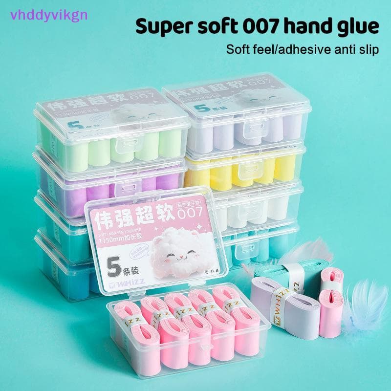 VHDD เทนนิสแบดมินตัน Grip เทปลื่น Shock-Absorbing ไม้แบดมินตัน Grips Wrap ทนต่อการสึกหรอดูดซับเหงื่อเทนนิส…