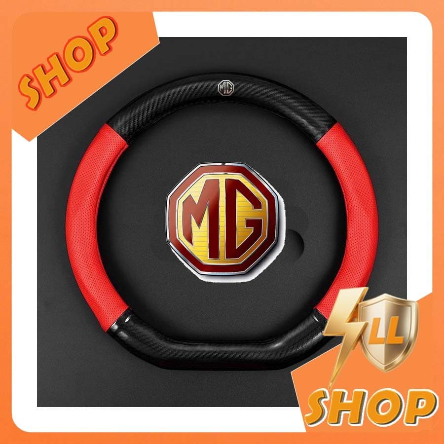 MG4 EV Breathable leather steering wheel cover MG S5 EV URBAN Body kit Car decoration MG ZS HS MG IM6 MG S5…