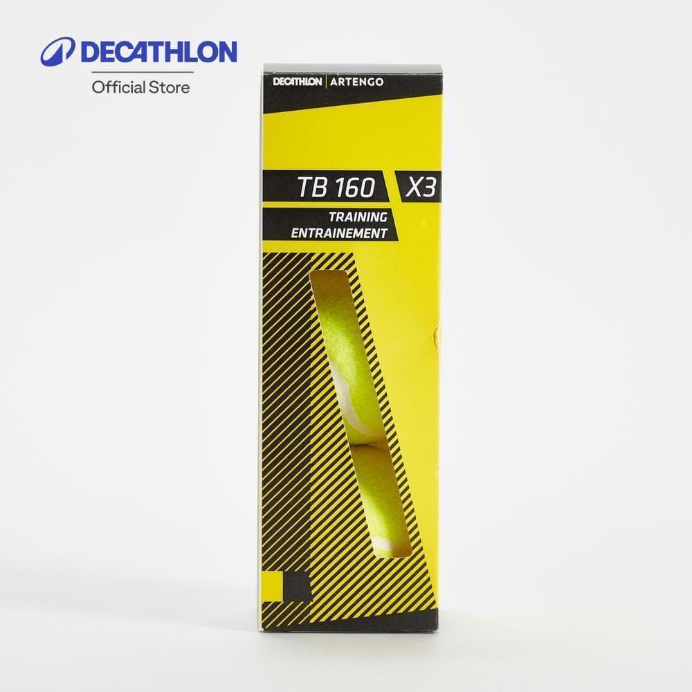 Decathlon Tennis Ball Tri-Pack ลูกเทนนิสรุ่น Tb160 แพ็ค 3 ลูก - Yellow