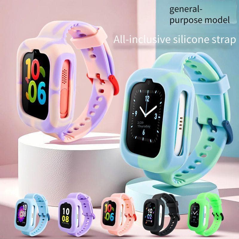 Universal Awei H66 H29 H30 สายซิลิโคนแบบรวมทุกอย่างนาฬิกาโทรศัพท์เด็กออลอินวันกันกระแทกซิลิโคนเป็นมิตรกับสิ่งแ…