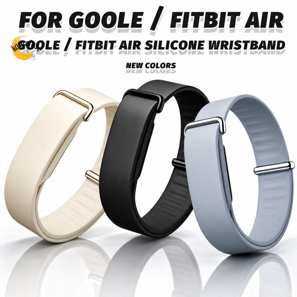KOWELOSE Fitness Tracker Strap,ซิลิโคนอ่อนนุ่มกีฬา,ห่วงปรับได้การออกแบบสายรัดข้อมือทดแทนสําหรับGoogle Fitbit…