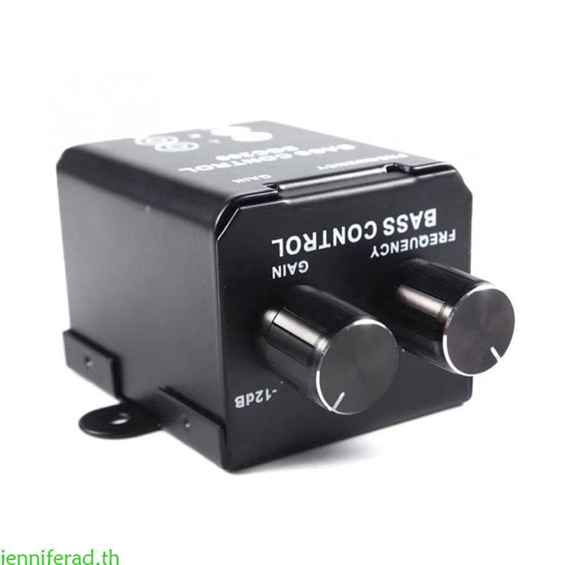 Jenniferad Remote Bass Boost Knob สําหรับเครื่องขยายเสียงรถยนต์เครื่องขยายเสียงเบสซับวูฟเฟอร์สเตอริโอ…