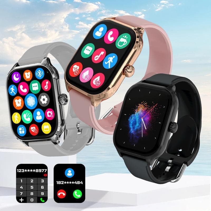 H9 Pro Max , สมาร์ทวอทช์ เครื่องนับก้าว, นาฬิกากีฬ, หน้าจอ2.01, ,เหมาะสําหรับ Android และ iOS นาฬิกา smart…