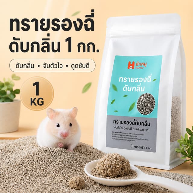 ทรายอาบน้ํา ทรายอาบน้ําแฮมสเตอร์ ทรายแร่ดูดซับปัสสาวะ กําจัดกลิ่น รองกรง สําหรับแฮมสเตอร์ เม่นแคระ หนูแกสบี้