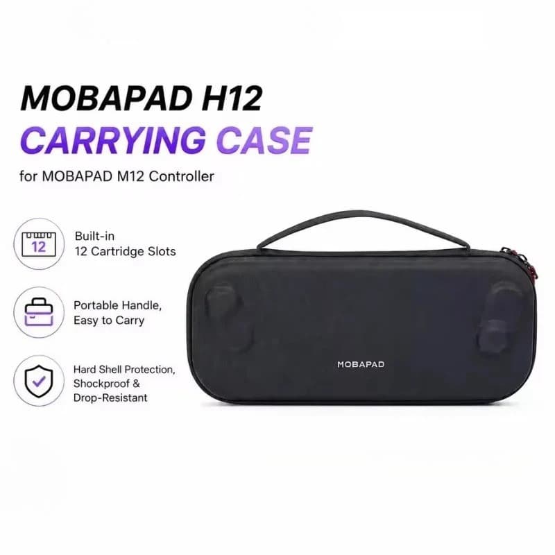 Mobapad H12 กระเป๋าถือกระเป๋าเก็บสําหรับ Mobapad M12 HD/M12S & Switch 2 ซิปกันกระแทกฝาครอบป้องกันอุปกรณ์เสริมเ…