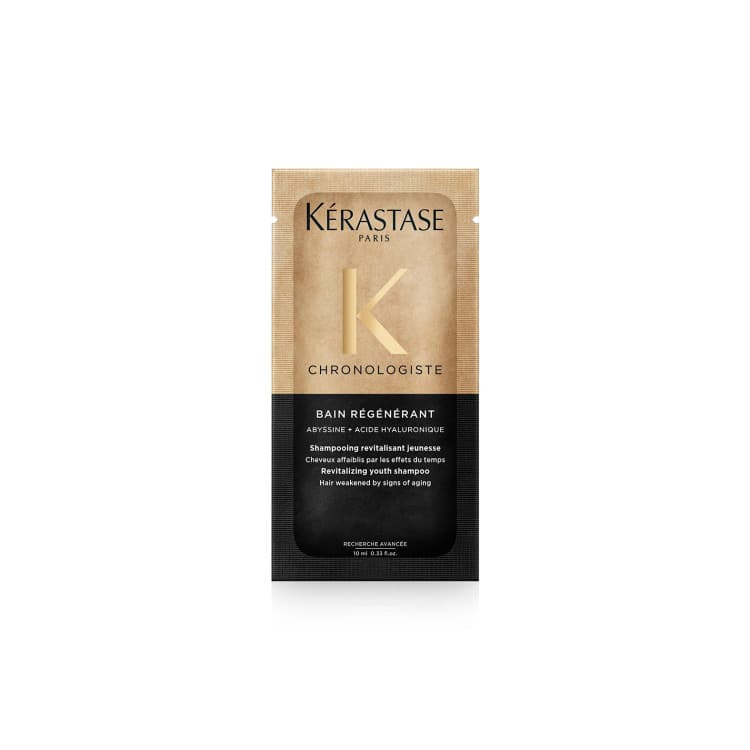 KERASTASE CHRONOLOGISTE แชมพูสําหรับทุกสภาพเส้นผม กลิ่นหอมหรูหราเพื่อเส้นผมอ่อนเยาว์ 10มล