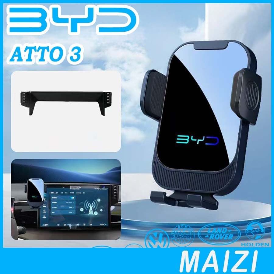 BYD ATTO 3 Mobile Phone Holder Body kit byd atto3 Navigation screen dual-head bracket Car decoration…