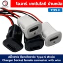CT-Type-C ปลั๊กชาร์จ ซ็อกเก็ตชาร์จ ขั้วต่อปลั๊ก Type-C ตัวเมีย USB TYPE C Charger Socket Connector JST 2/4Pin…