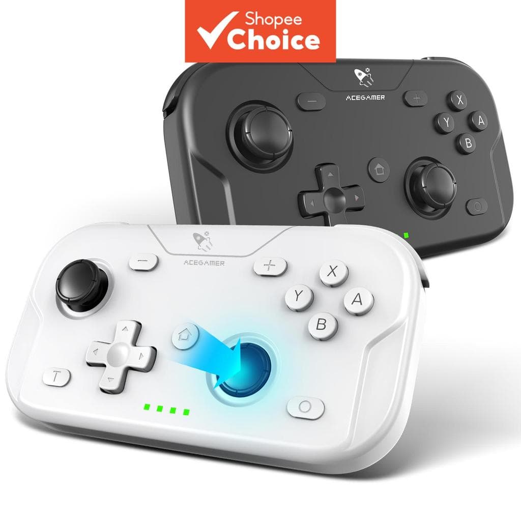คอนโทรลเลอร์เกมไร้สายแบบพกพา ขนาดเล็ก จอยสติ๊กสําหรับเล่นเกม / รองรับสําหรับ Switch / สําหรับ PC / สําหรับ…