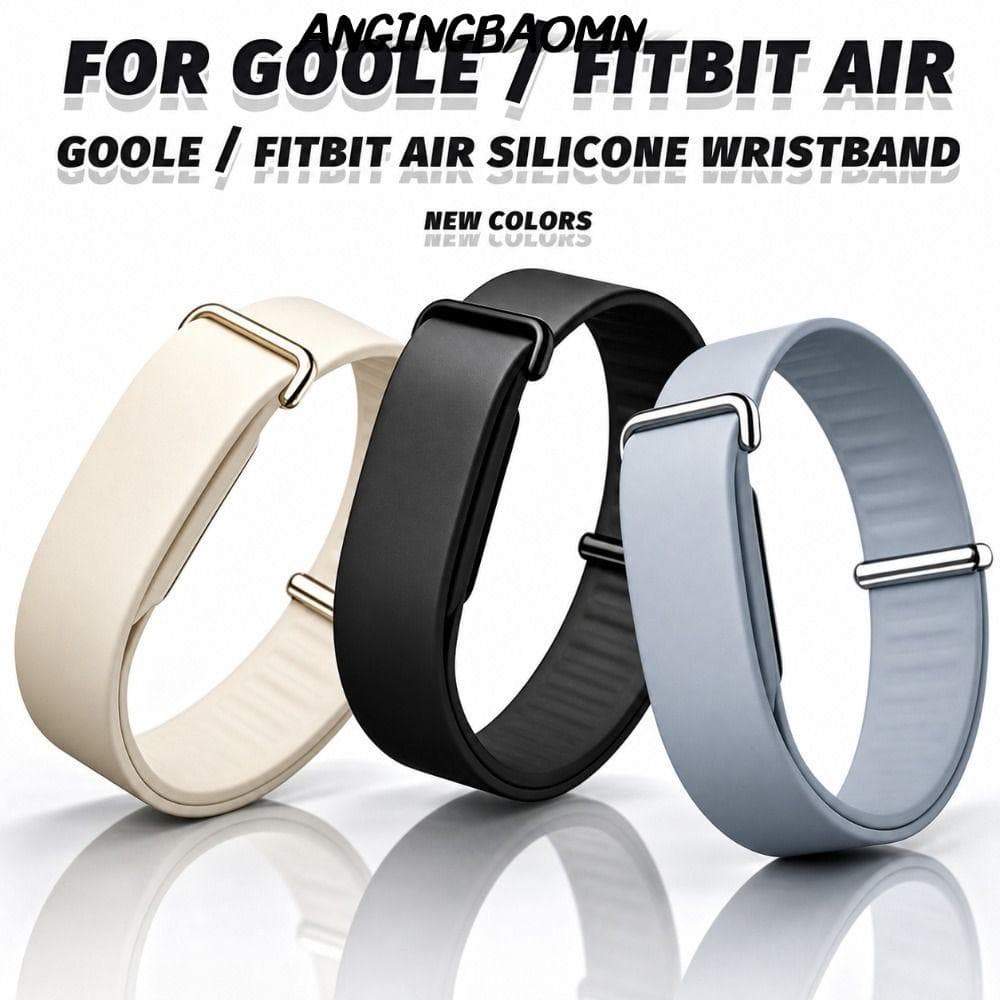 ANGINGBAOMN สายติดตามฟิตเนส,ปรับซิลิโคนกีฬา Band,คุณภาพสูง Soft Loop Design สายรัดข้อมือสําหรับ Google Fitbit…