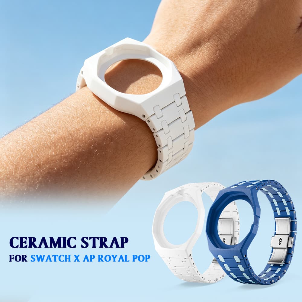 Biomaterials เซรามิคสําหรับ Swatch X AP Royal Pop Pocket Watch Changer To…