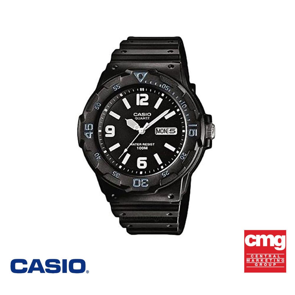 CASIO นาฬิกาข้อมือ CASIO รุ่น MRW-200H-1B2VDF วัสดุเรซิ่น สีดํา