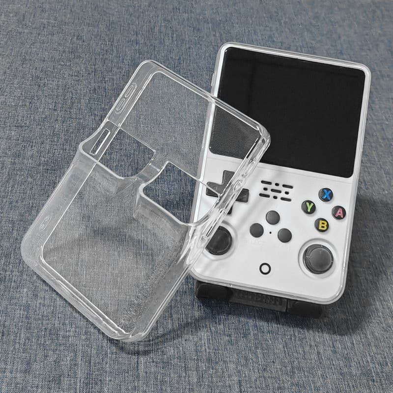 สําหรับคอนโซลเกมมือถือ R36S‌ ฝาครอบสําหรับ R36 S r36s เคสกันกระแทกแบบใส TPU แบบนุ่ม