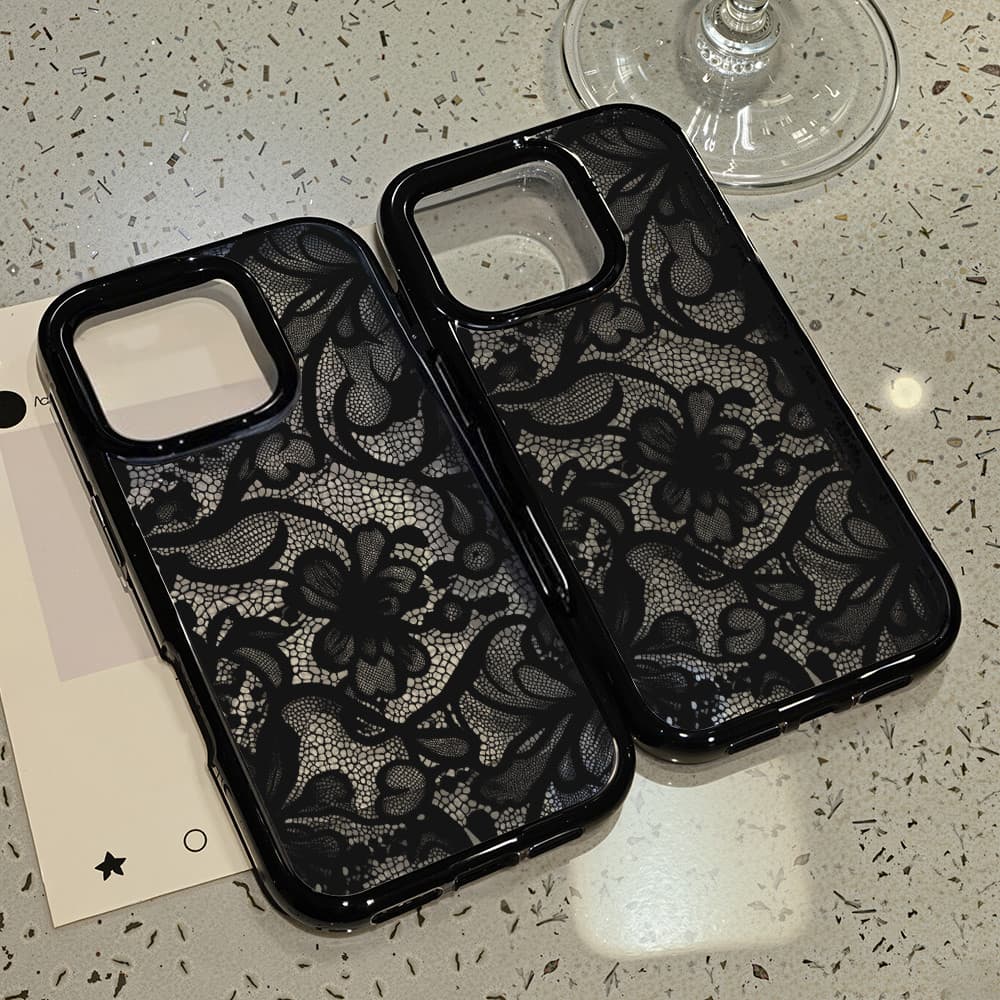 เคสไอโฟน Case เคส iPhone 13 11 15 17 Air 14 12 16 Pro Max 16pro เคสไอโฟน11 Lace เคสโทรศัพท์อะคริลิคกันกระแทก