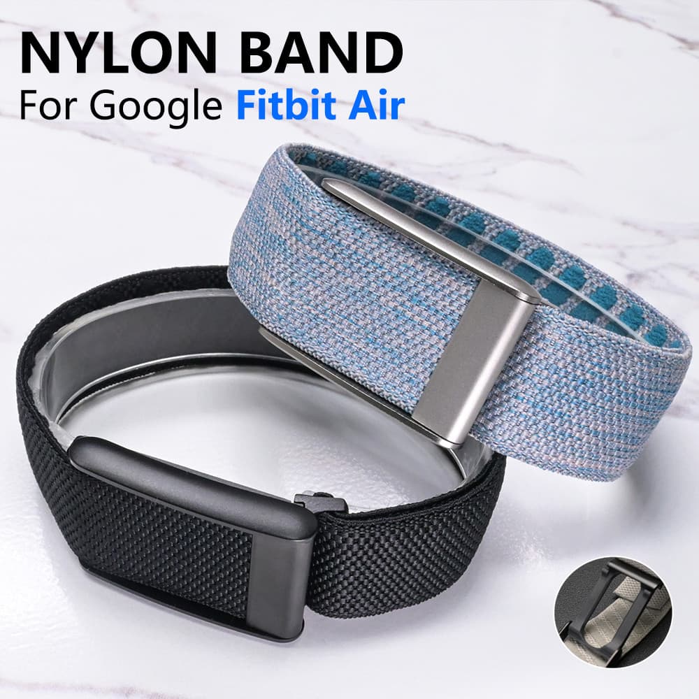 เคสป้องกันพร้อมสายไนลอนสายรัดทดแทนแบบปรับได้สายรัดข้อมือกีฬาสําหรับ Google Fitbit Air Change To Whoop 5.0