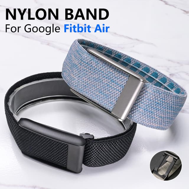 เคสป้องกันพร้อมสายไนลอนสายรัดทดแทนแบบปรับได้สายรัดข้อมือกีฬาสําหรับ Google Fitbit Air Change To Whoop 5.0