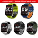 เหมาะสําหรับสายรัด Garmin Venu X1 กีฬารุ่นรูระบายอากาศนาฬิกา Garmin VenuX1 สายซิลิโคน