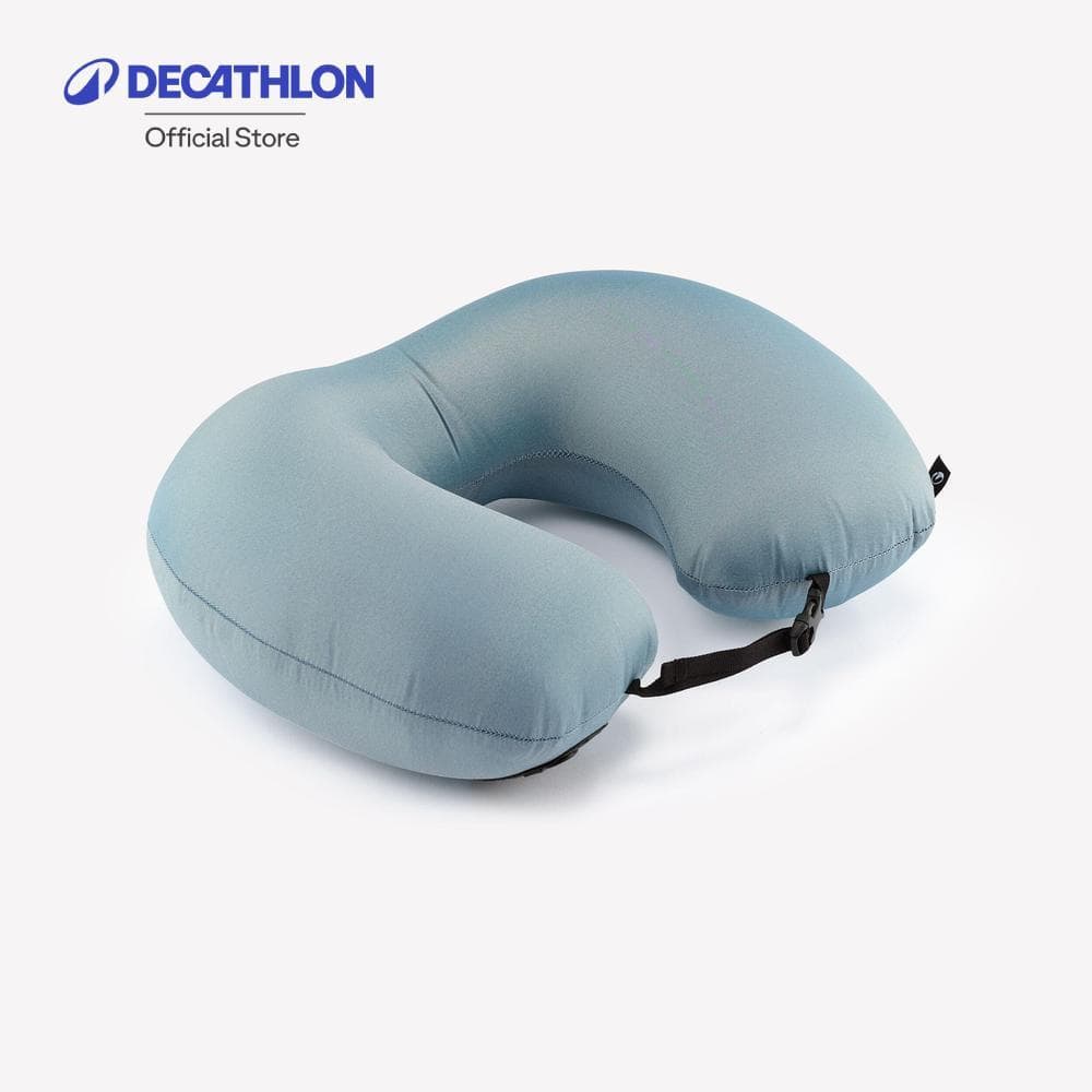 Decathlon Travel 100 Compact Travel Pillow หมอนรองคอสําหรับการเดินทาง รุ่น Travel 100 Compact Blue รูปที่ 1