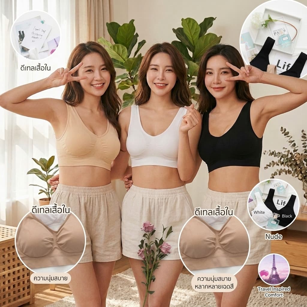 BraBraBra #bra-006 New Sport Bra สปอร์ตบรา