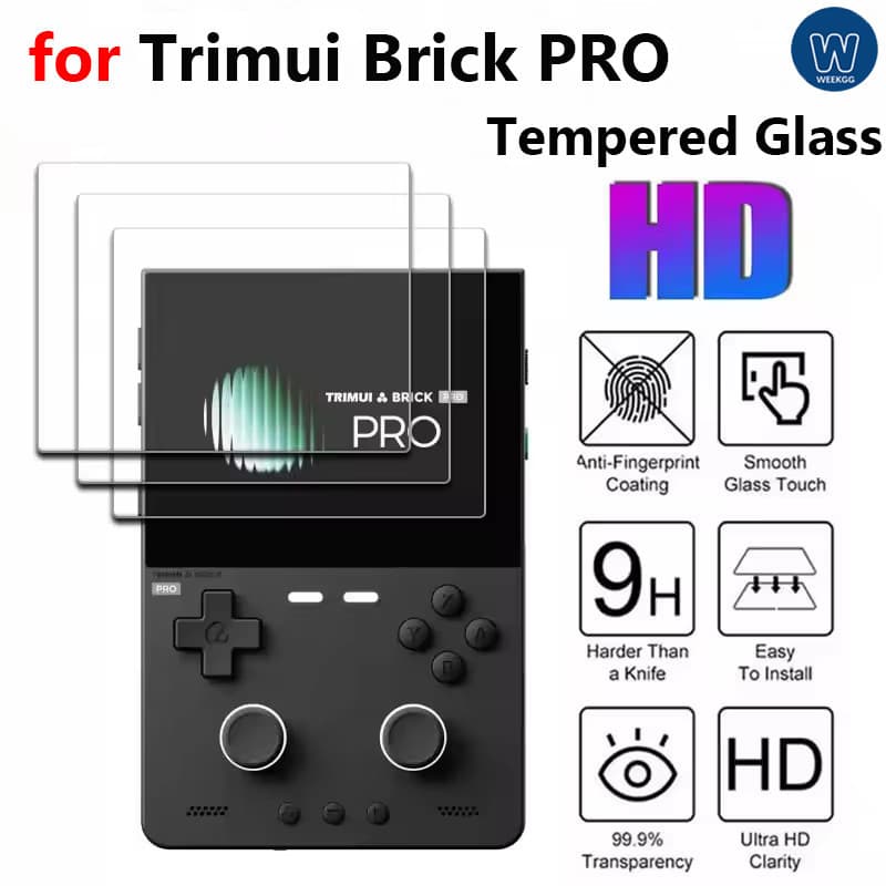 1/3 PCS แบบพกพาสําหรับ TRIMUI BRICK Pro ป้องกันหน้าจอฟิล์มสําหรับ TRIMUI BRICK Pro…
