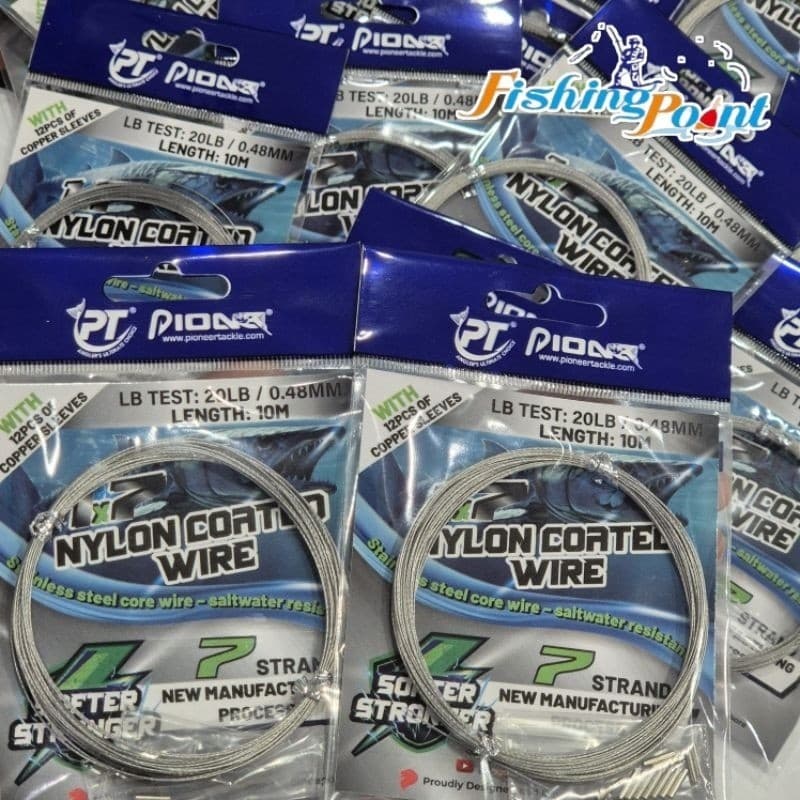 สายหน้าสลิงแบบถัก 7 เคลือบไนล่อน PIONEER 1×7 Nylon coated wire
