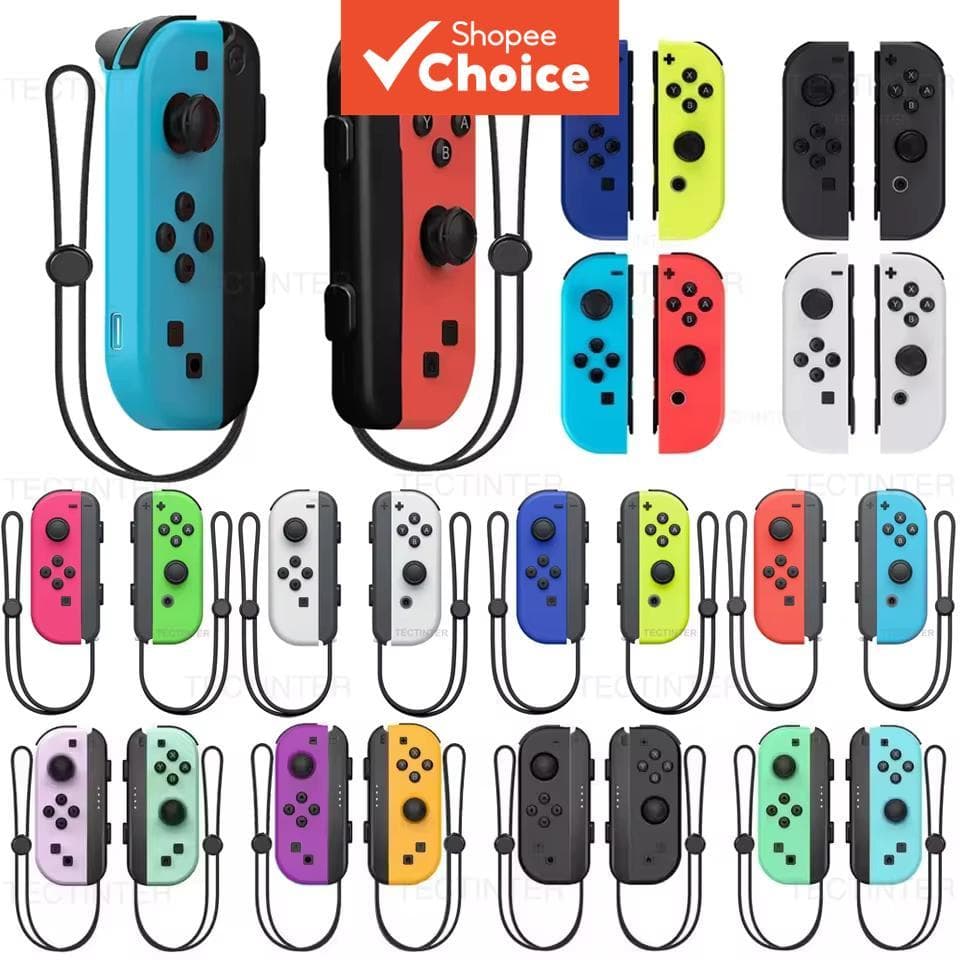 จอยแพดเกมไร้สาย สําหรับคอนโซล Nintendo Switch/NS OLED/Lite รองรับการสั่นคู่ สําหรับอุปกรณ์เสริม NS