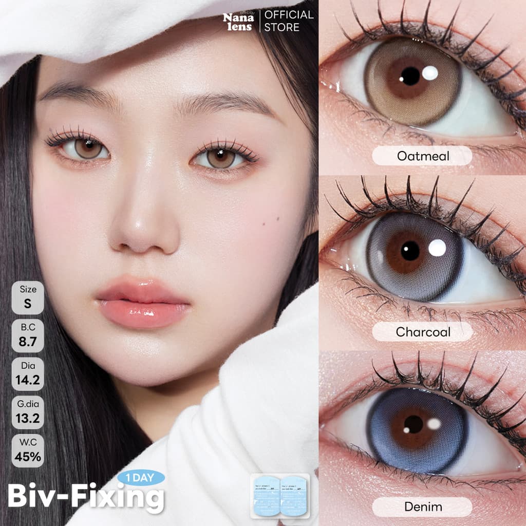(📍จัดส่งวันสุดท้าย 30 หยุดร้าน 31-5) [รายวันแบ่งขาย] MYFiPN Biv 1 Day [Fixing Lens] #เลนส์ไม่หมุน G.dia13.2…