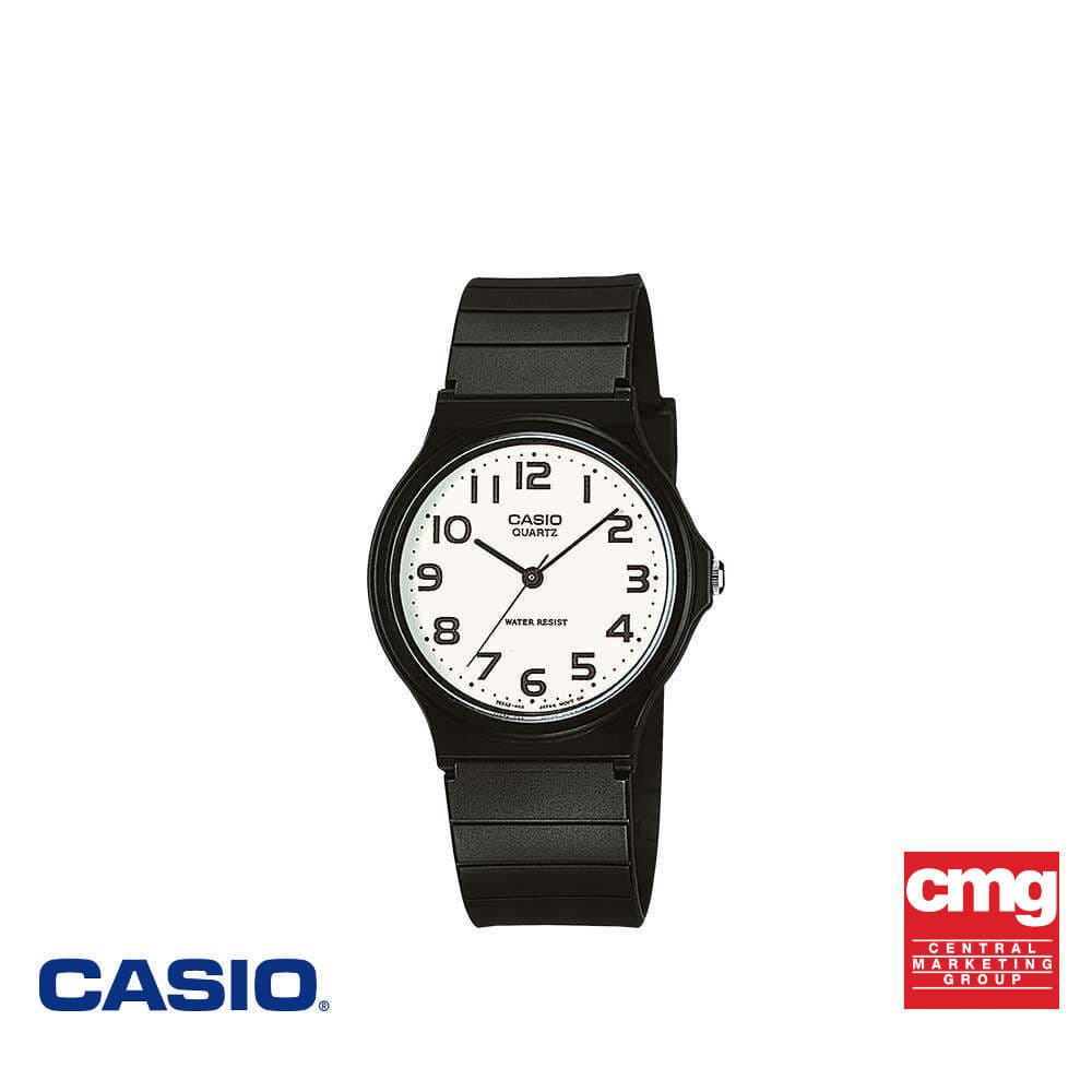 CASIO นาฬิกาข้อมือ CASIO รุ่น MQ-24-7B2LDF วัสดุเรซิ่น สีดํา